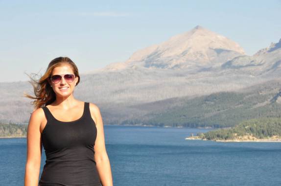 Muitos lagos de origem glacial no Glacier National Park, em Montana, nos Estados Unidos